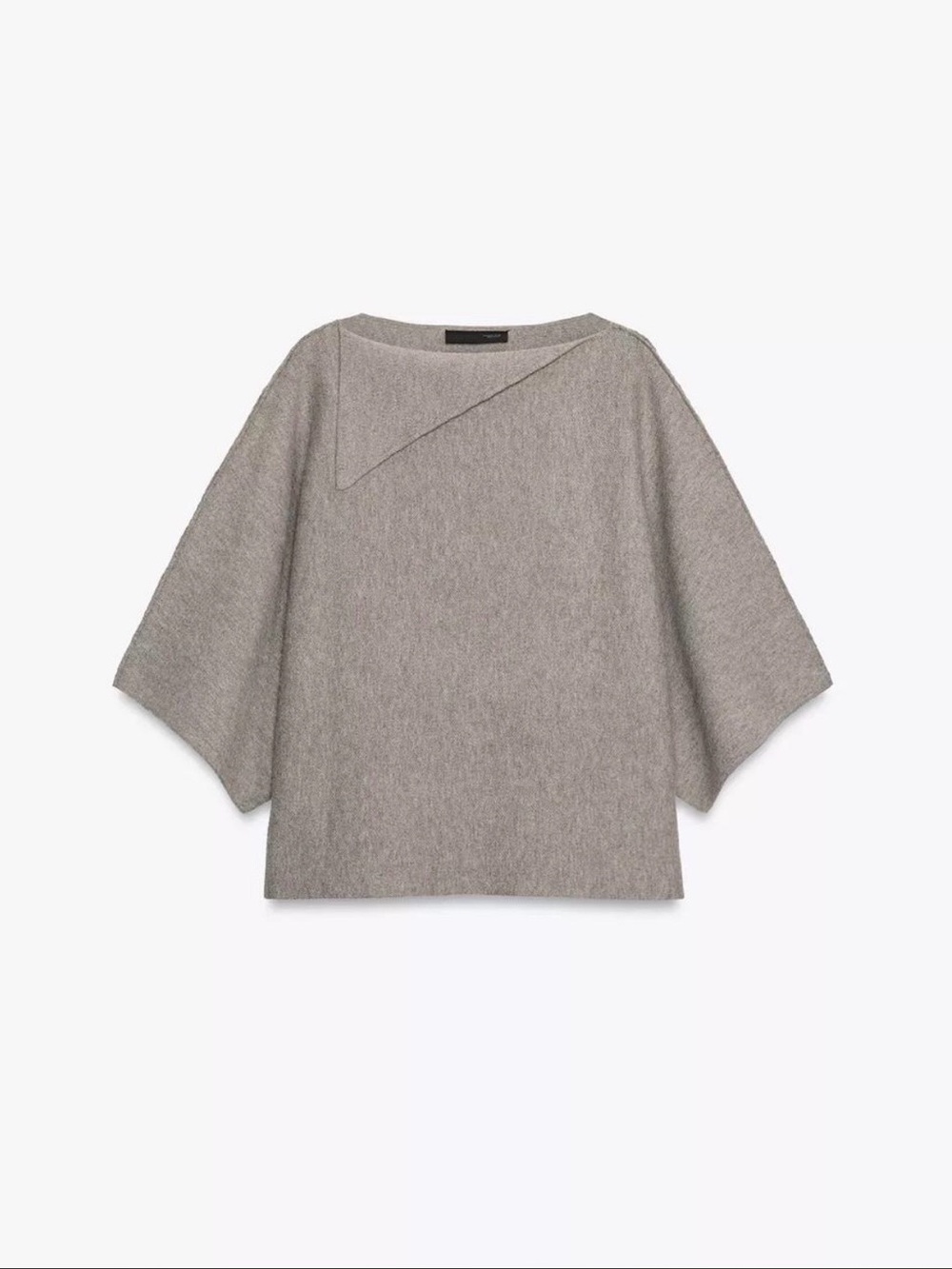 Zara Lapel Neck Knit Sweater